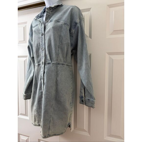 Free People Amber Denim Dress - Picture 7 of 10